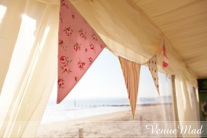 Beach Wedding Marquee In Dorset