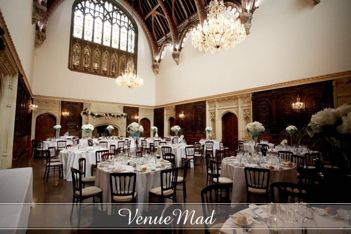 Canford School Grand Hall Wedding Reception