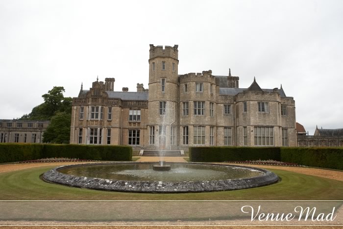 Canford School Landscaped Grounds With Ornamental Fountain