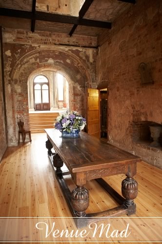 Grand entrance hall at Lulworth Castle